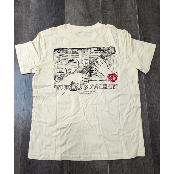 NWT The Tubbo Moment  Logo Graphic T Shirt Medium Men's Yellow Short Sleeve - Picture 2 of 6